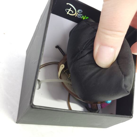 Disney NEW Pocahontas Brown Leather Watch Bracelet Set Beaded Tassel Teal - Picture 4 of 8